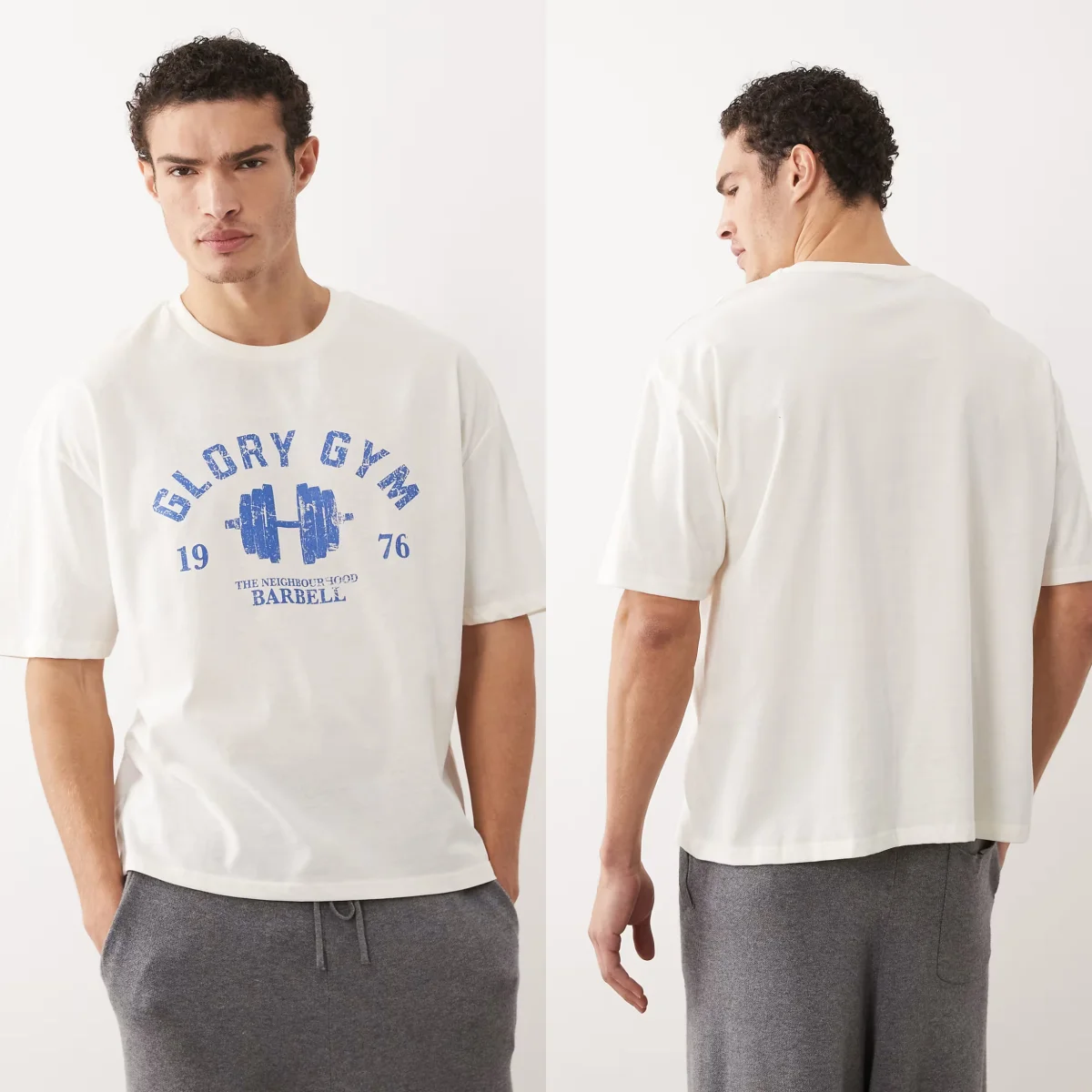 Streetwear Brand Collection - Camiseta de Algodão com Estampa Gráfica