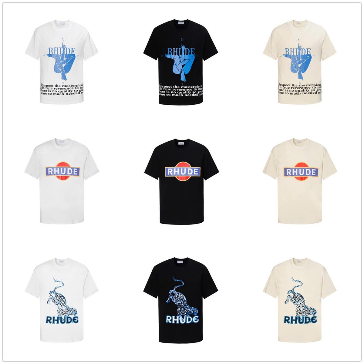Streetwear Brand Slogans - Camiseta Masculina Solta de Manga Curta