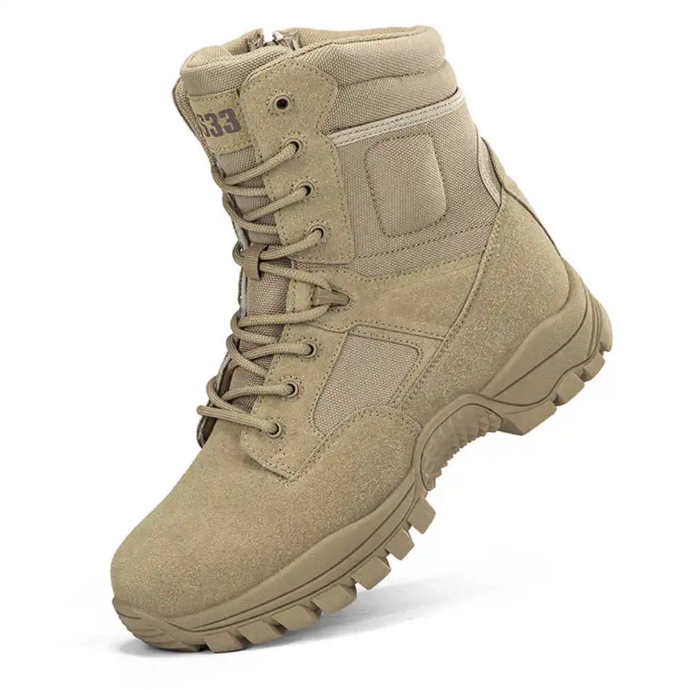 Streetwear Brand Expensive - Botas de caminhada de couro genuíno