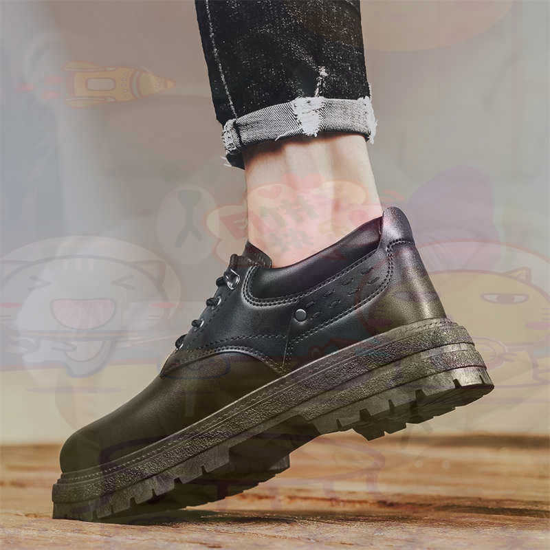 Streetwear Brand Expensive - Escuro natural couro moda formadores tênis