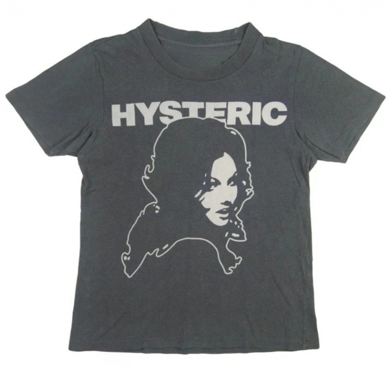 Streetwear Brand Graphics - Camiseta Vintage com Retrato de Menina,