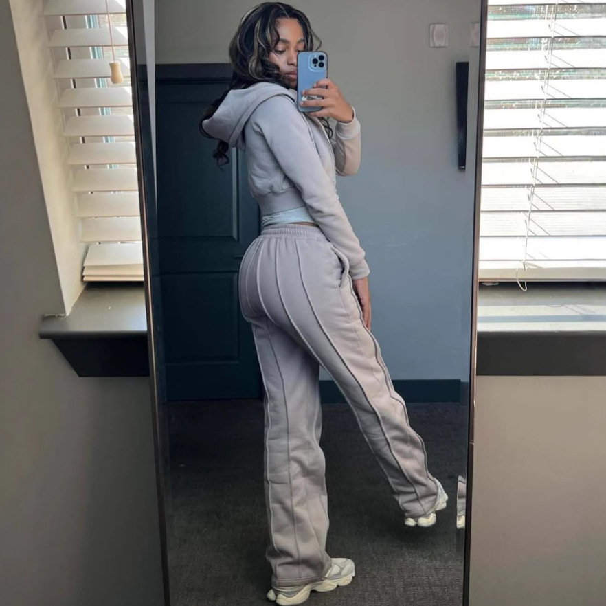 Streetwear Brand Manufacturers - Moletom Feminino com Zíper 2026, Manga