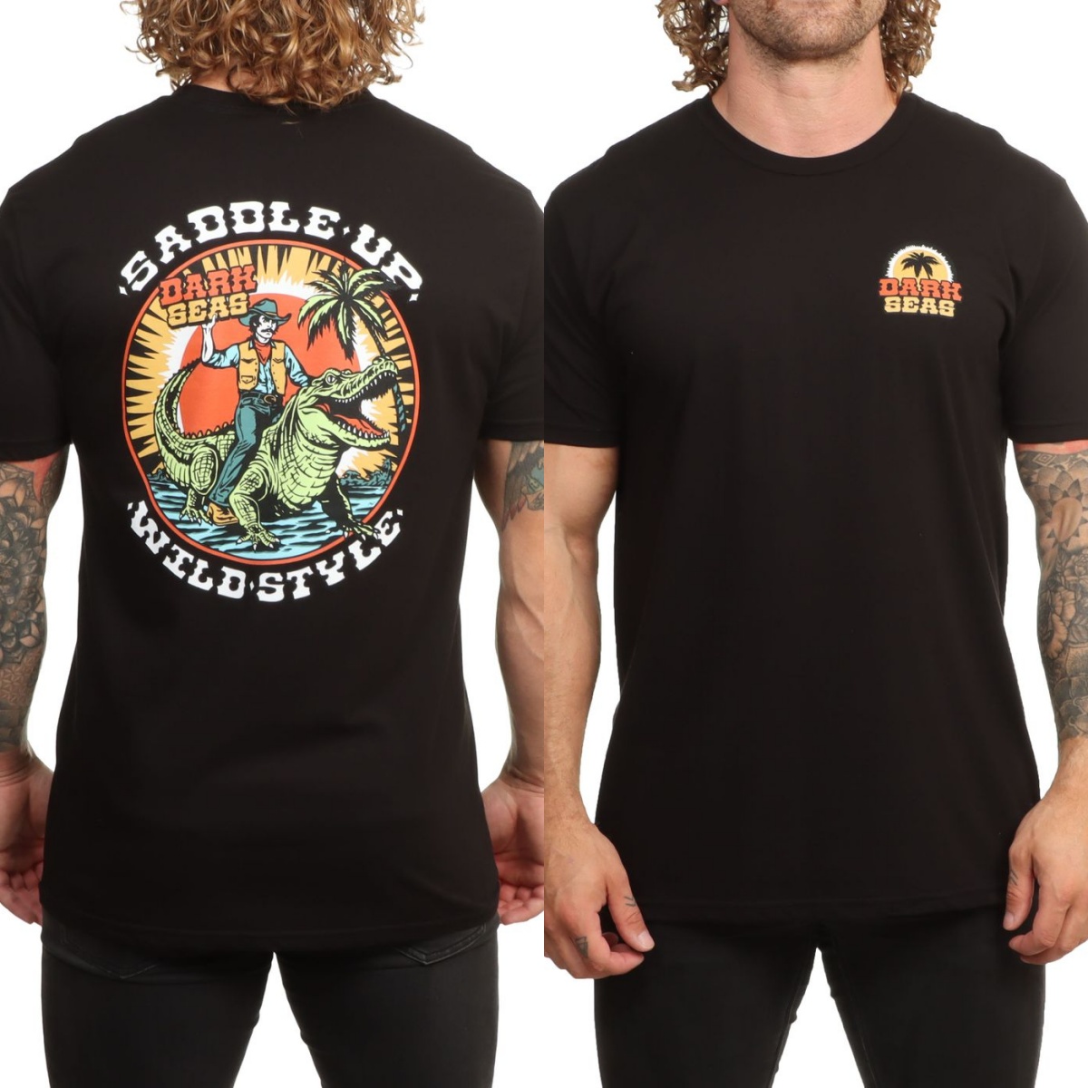 Streetwear Brand Graphics - Camiseta Estilo Retrô Wild Style Ocean