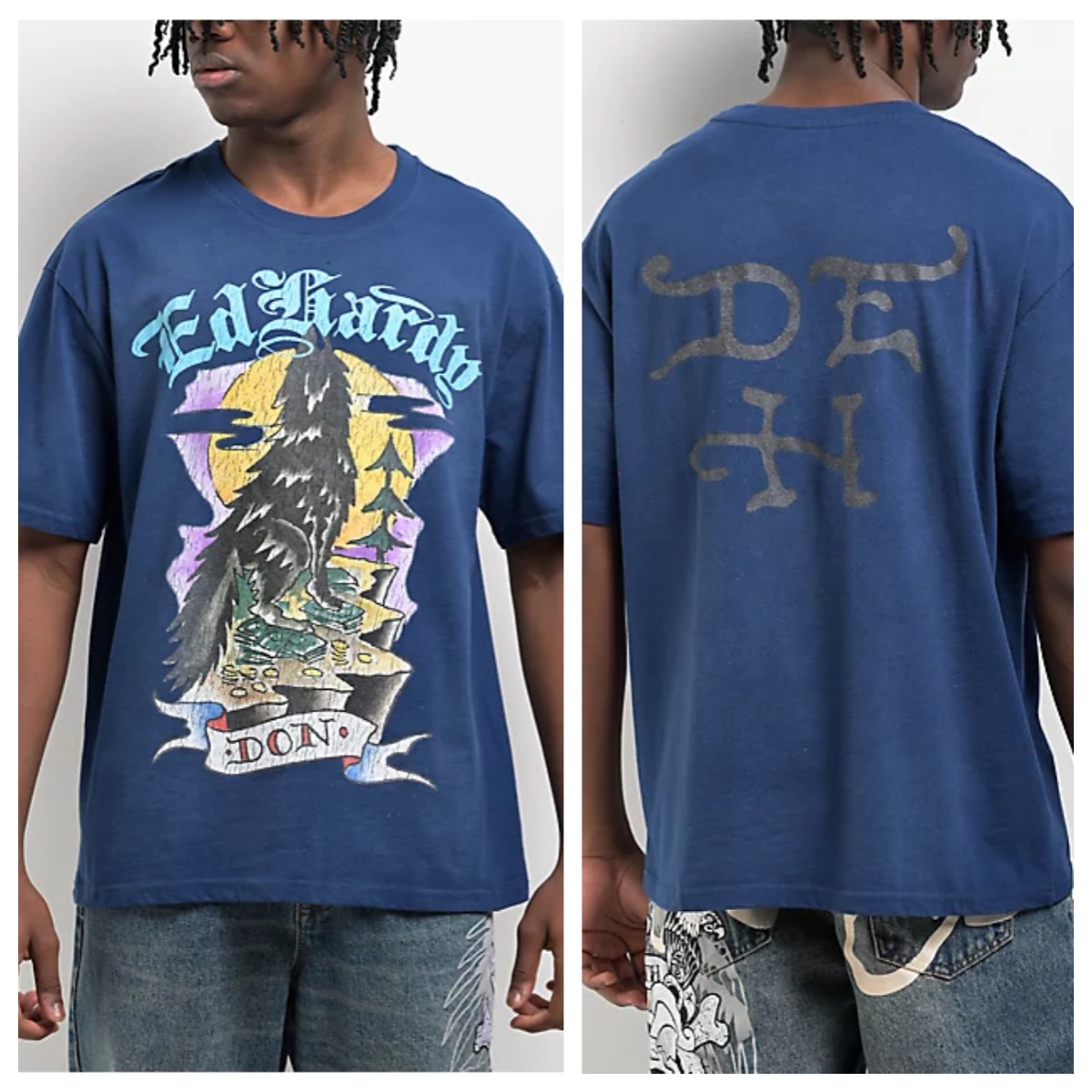 Camiseta de algodão com estamp - Streetwear Brand Graphics avaliação e preço