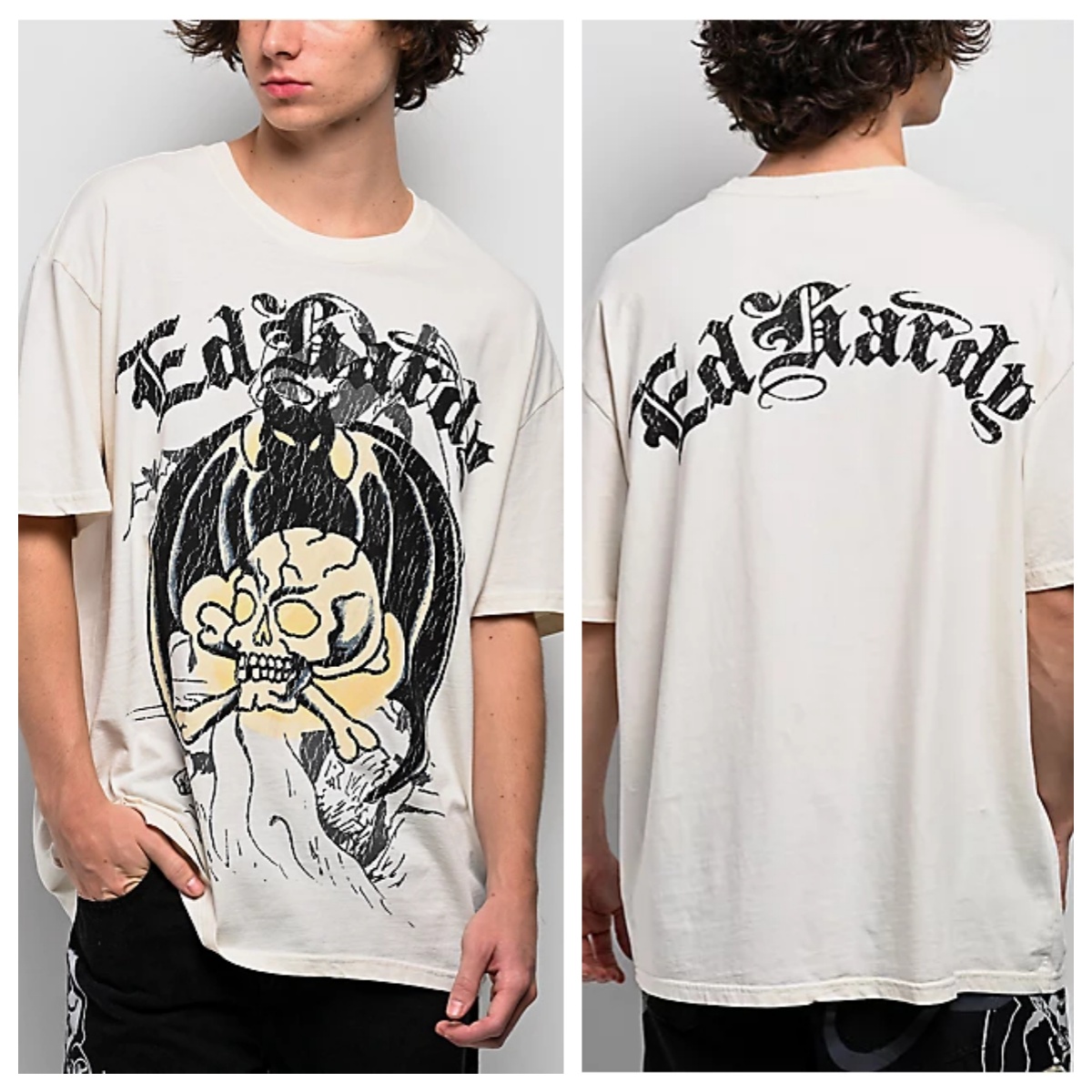 Camiseta de algodão com estamp - Streetwear Brand Graphics avaliação e preço