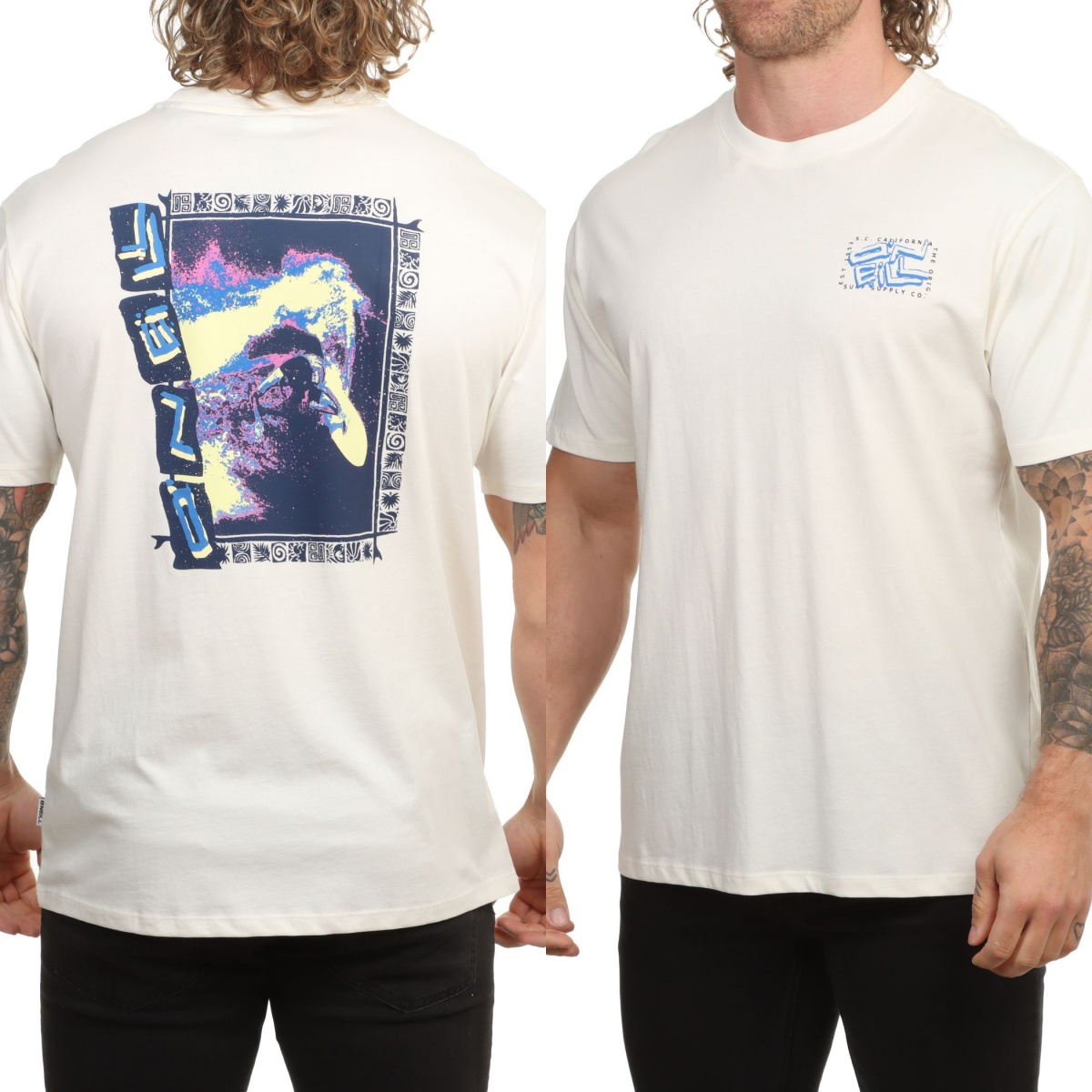 Camiseta de algodão com estamp - Streetwear Brand Graphics avaliação e preço