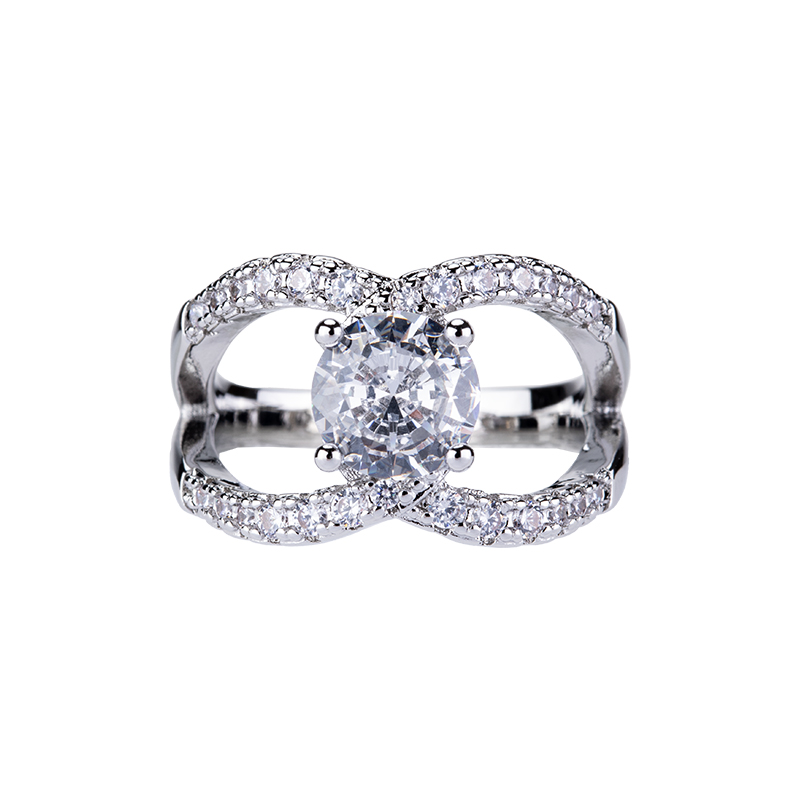 925 prata esterlina anel de di - Streetwear Brand Jewelry avaliação e preço